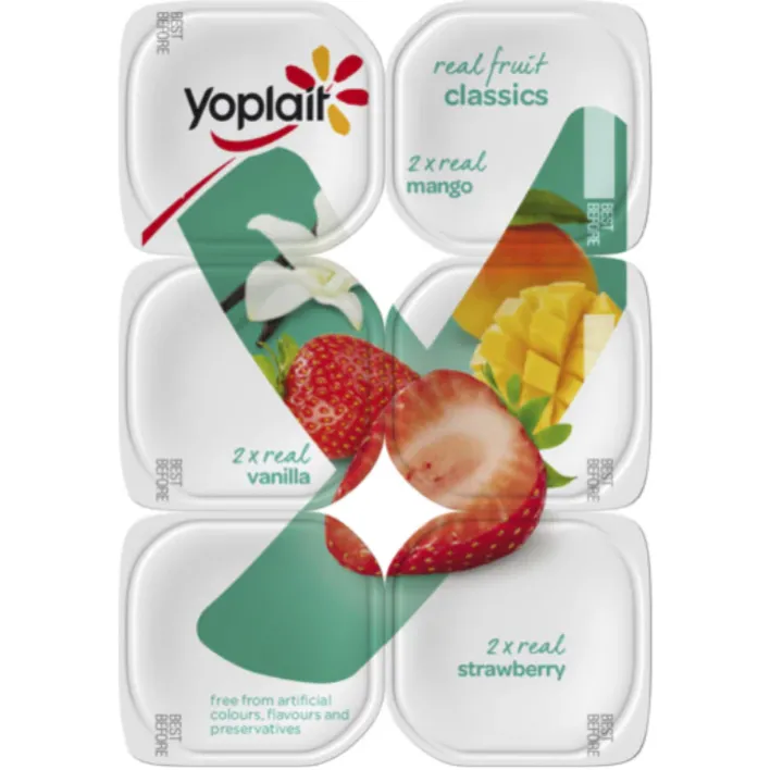 Yoghurt - Mixed Fruit - 6 pack
