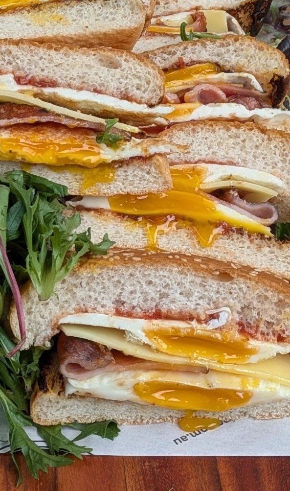 Bacon and Egg Roll Platter