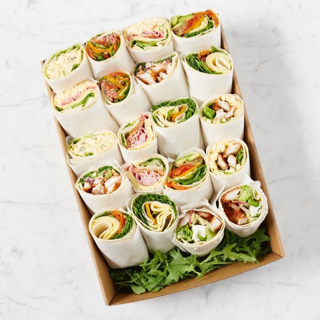 Gourmet Wraps Platter (per serve)