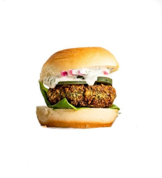 Mini Falafal and Hummus Sliders