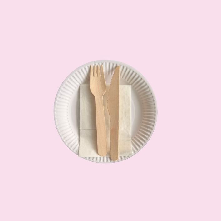 Disposable catering set 