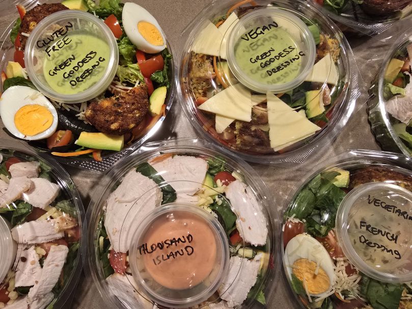 Individual Salad Bowl
