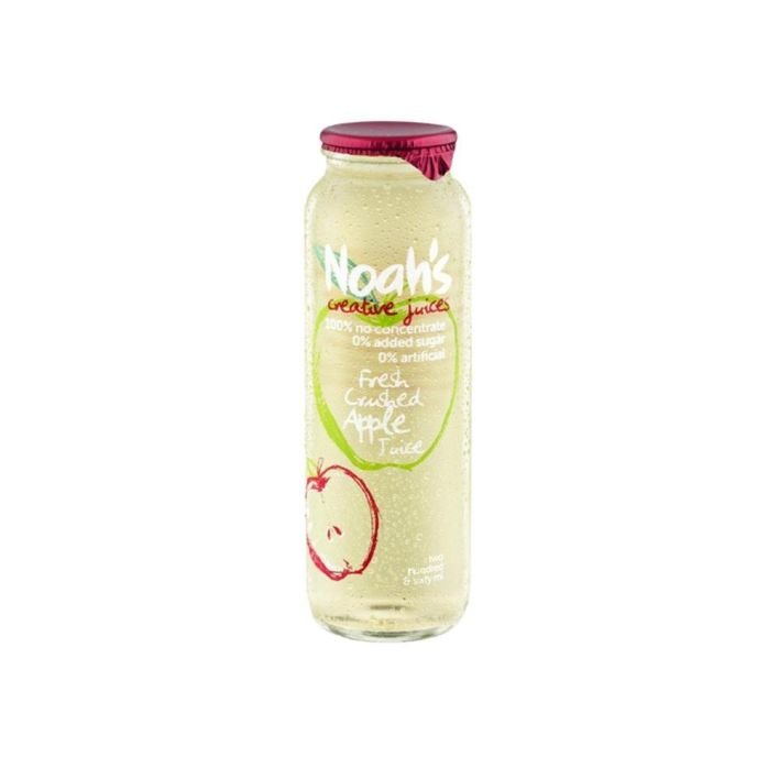 Crushed Apple Juice- Noah's Creative Juices 263ml Glass Bottle