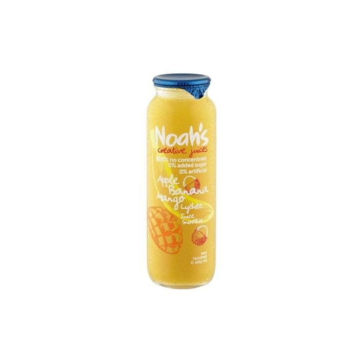 Yellow Smoothie - Noah's Creative Juices 260ml Glass Bottle