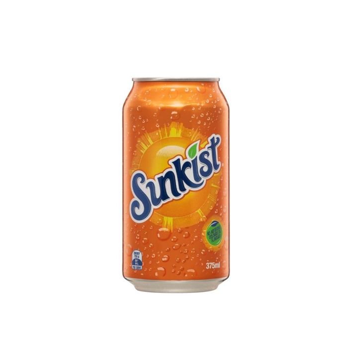 Sunkist Orange - 375 ml Softdrink Can