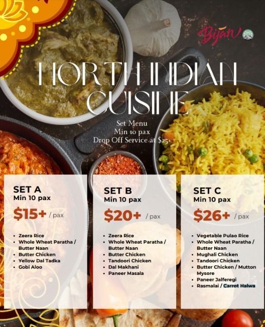 North Indian Cuisine Set A (Drop-off)
