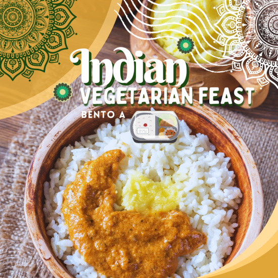 Indian Vegetarian Feast - Bento A