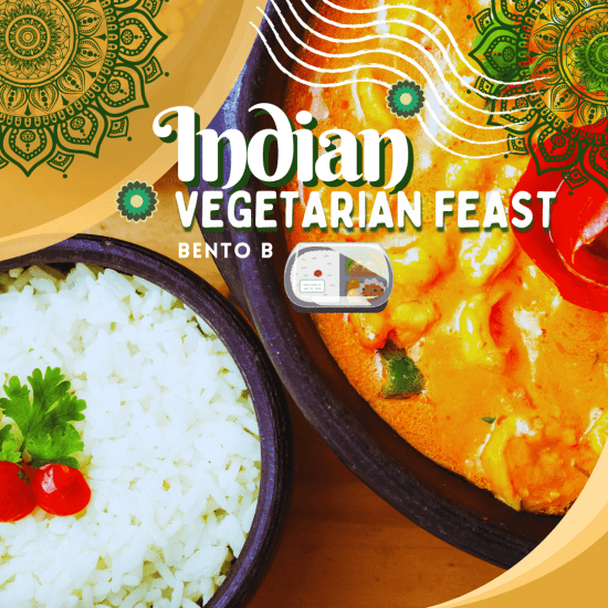 Indian Vegetarian Feast - Bento B
