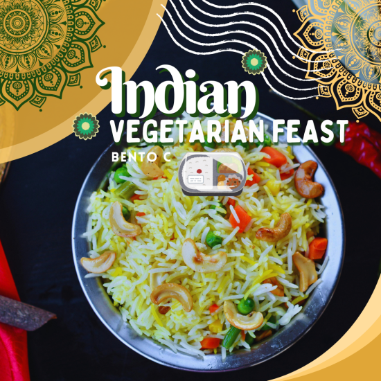 Indian Vegetarian Feast - Bento C
