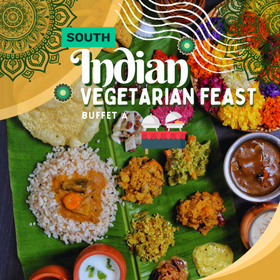 South Indian Vegetarian Feast - Buffet Menu A