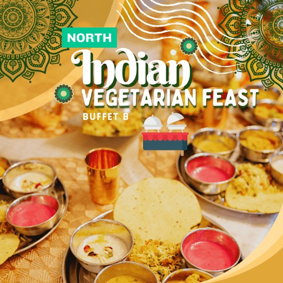 North Indian Vegetarian Feast - Buffet Menu B