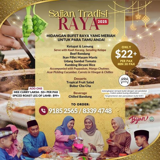 Sajian Tradisi Raya 2025 (Buffet)
