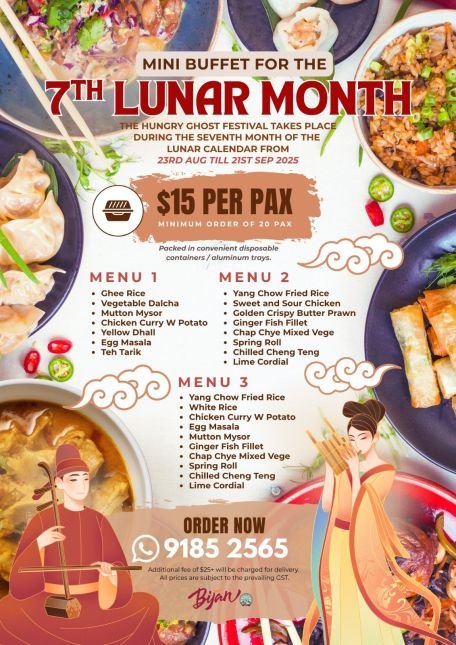 7th Lunar Month Menu 1 (Drop-off)