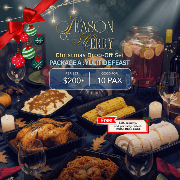 Christmas Drop-off Set A - Yuletide Feast (Good for 10 pax)