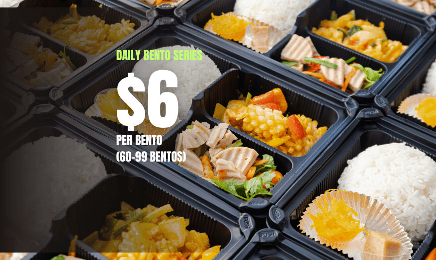 BENTO MEAL (60 - 99 Bentos)