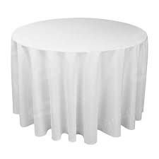 Round Table + Tablecloth - 4 Ft/8Pax