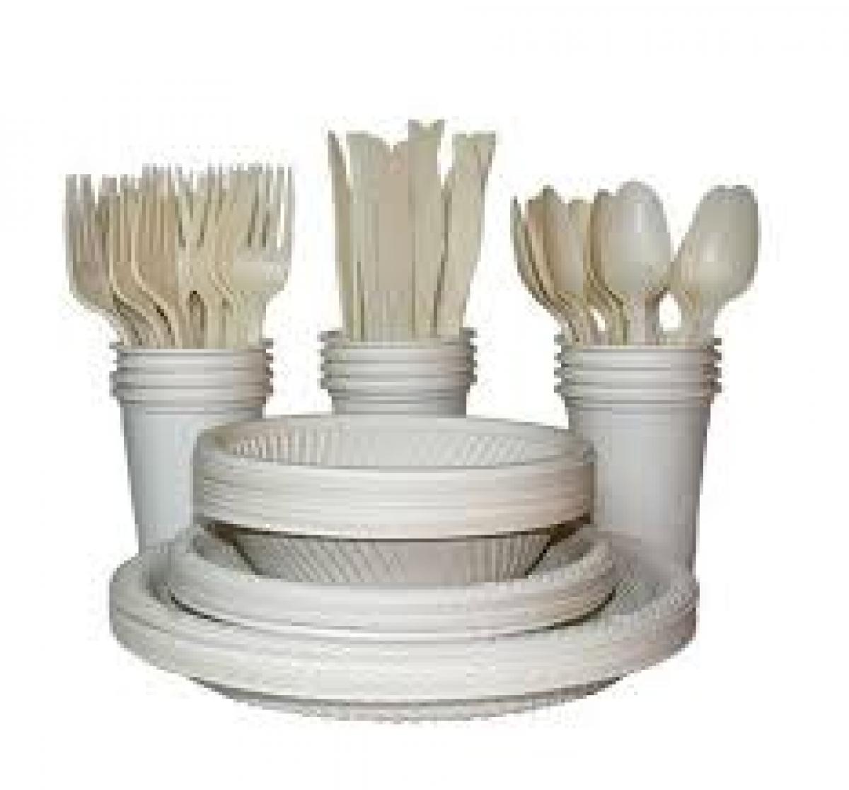 Disp Plates / Cups / Napkins / Knife / Fork / Spoon (All Day)