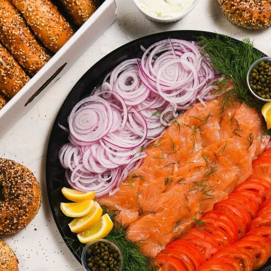 CLASSIC LOX BREAKFAST  (Serves up to 12)