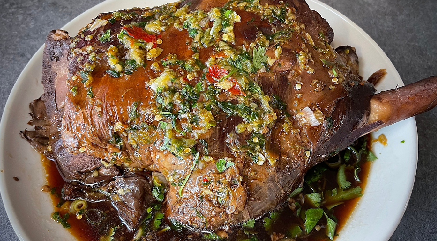 Slow cooked Lamb shoulder