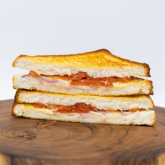 Tomato, Onion, and Cheese Toastie - Gluten Free