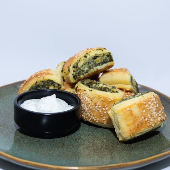 Spinach & Feta Savoury Party Rolls