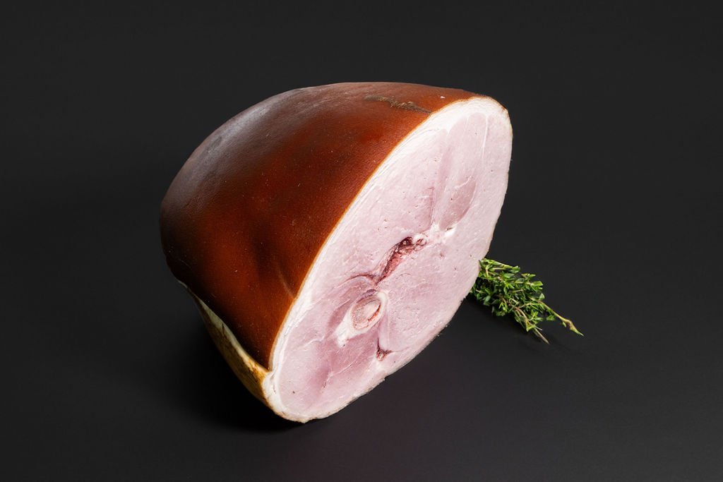 DOUBLE WOOD SMOKED BONE IN LEG HAM 4kg (RAFFLE HAM)