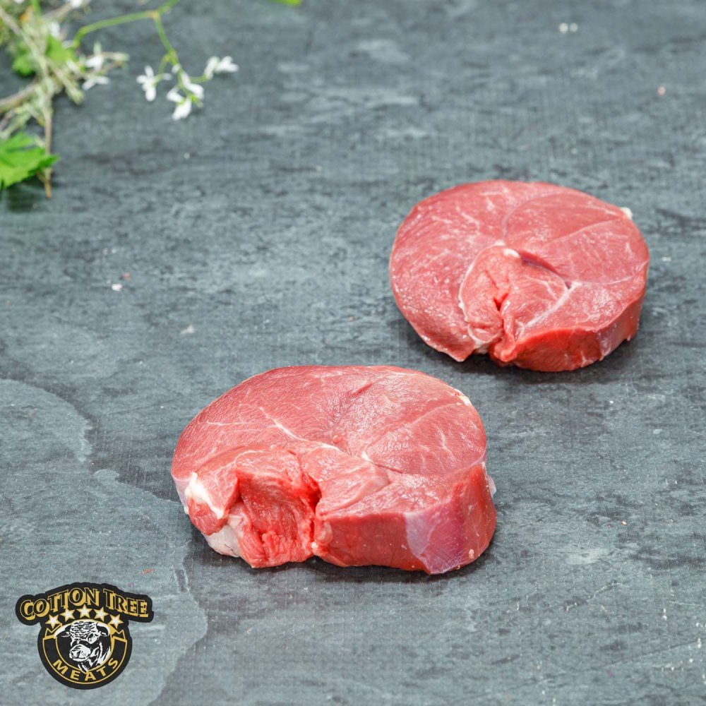 LAMB RUMP CAP ON STEAKS P/C 100G