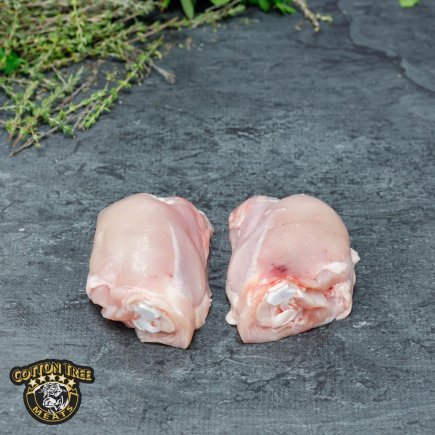 CHICKEN THIGH BONE IN SKINLESS HIP BONE IN