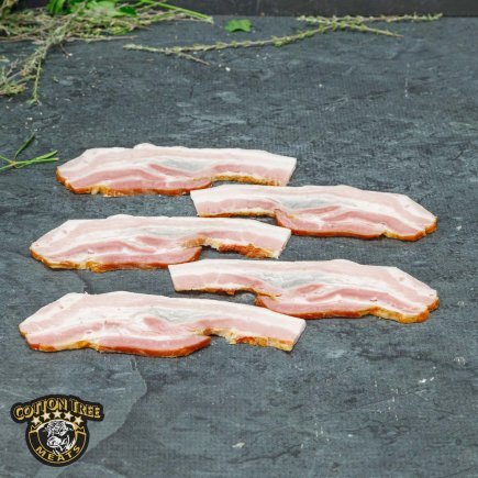 BACON BUTCHERS OWN STREAKY RINDLESS SLICED