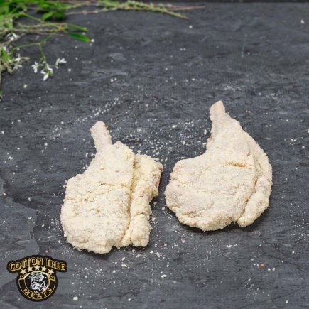 VEAL CUTLET PANKO CRUMBED 350G 