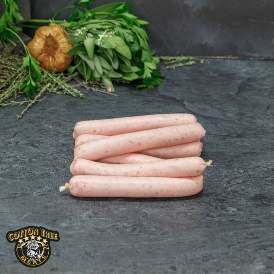 PORK SAUSAGES THIN 2KG PKTS 