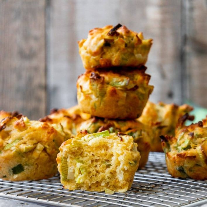 Savoury Muffins with Butter