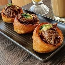 Sumac Pulled Beef Yorkshire Puds with Truffle Mayo