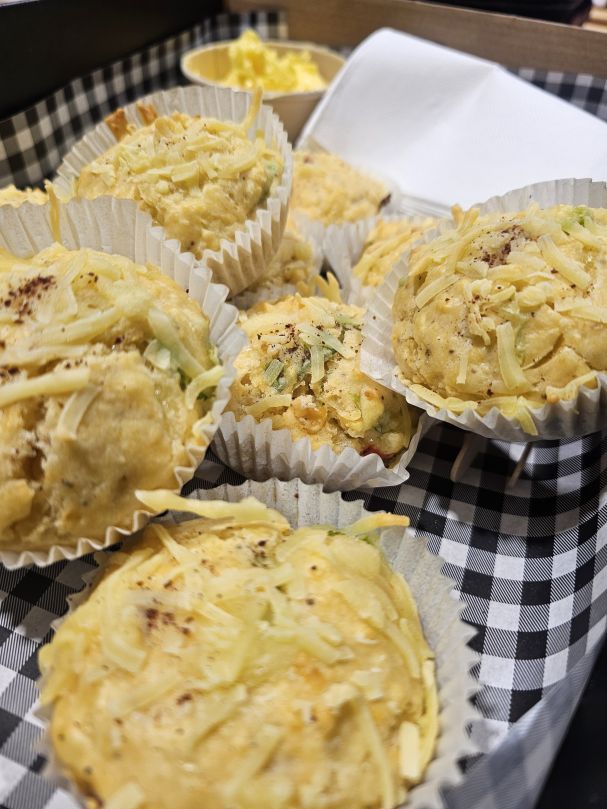 Savoury Muffins with Butter