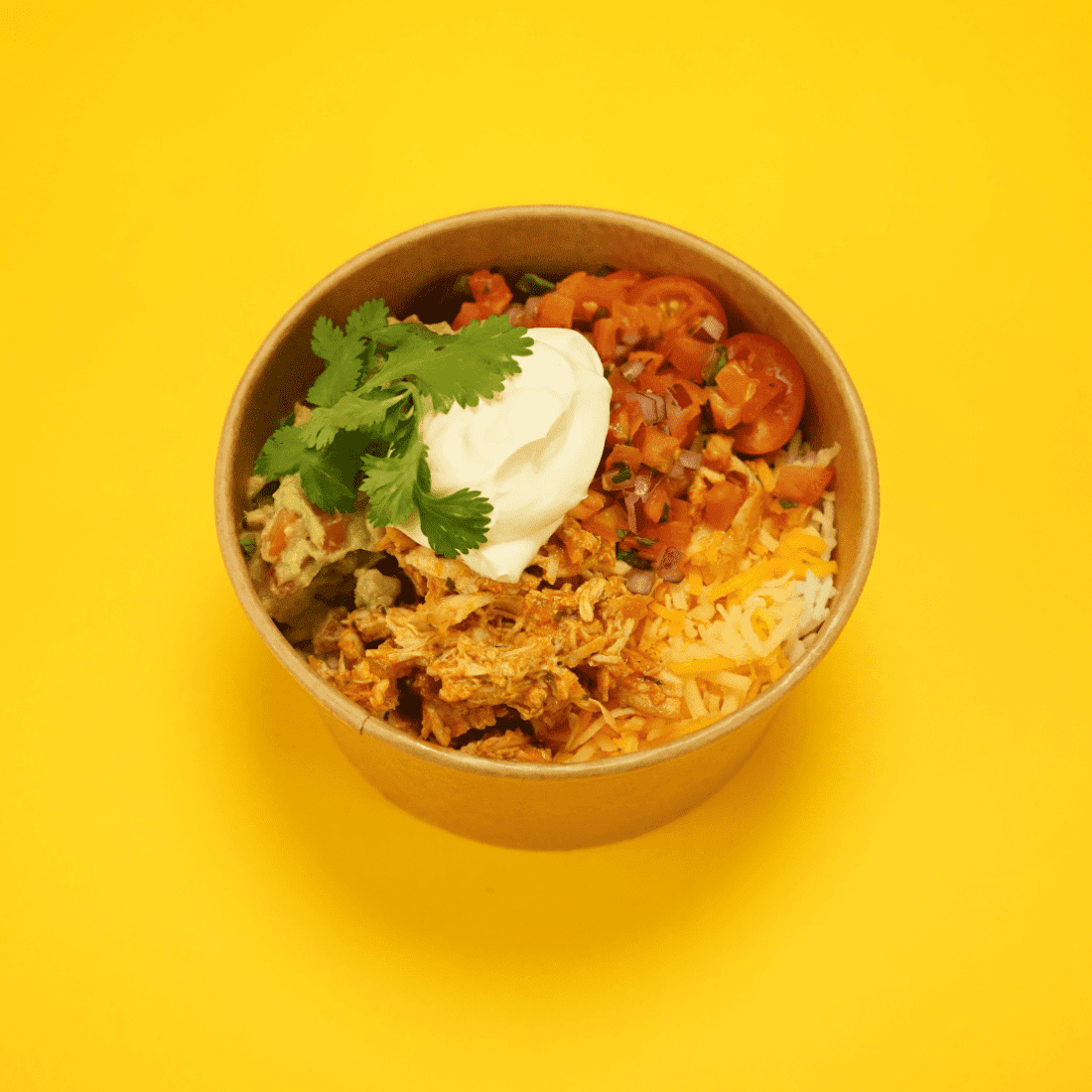 Pulled Chicken Burrito Bowl