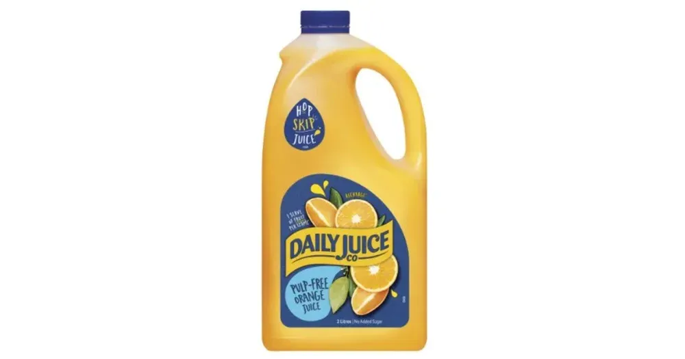 2 Litre Organic Orange Juice