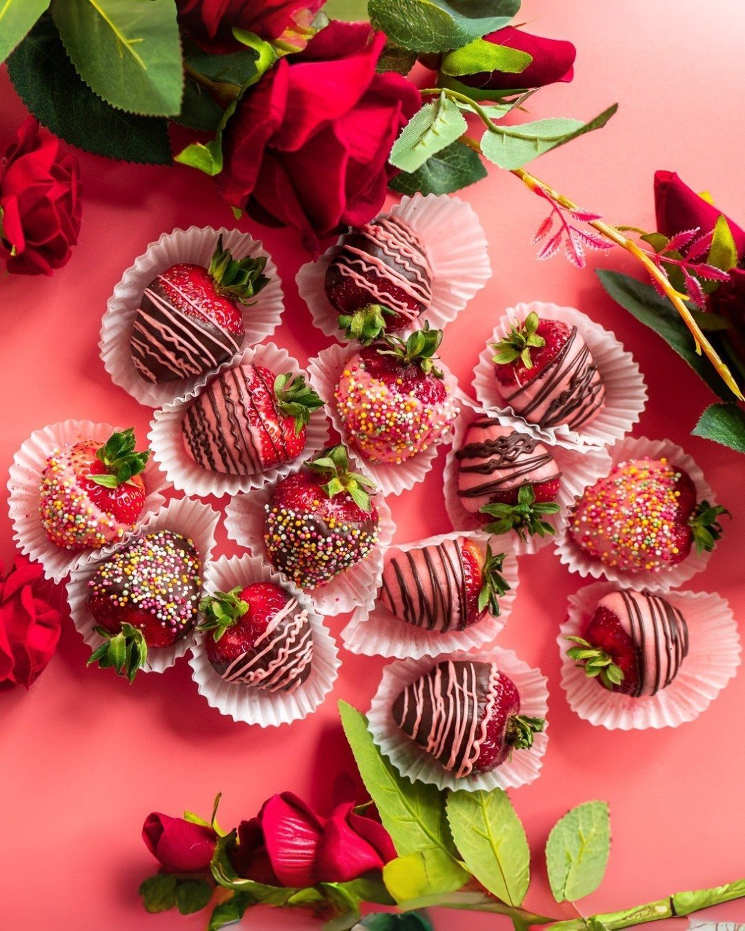 Flowers are cute, but food always wins