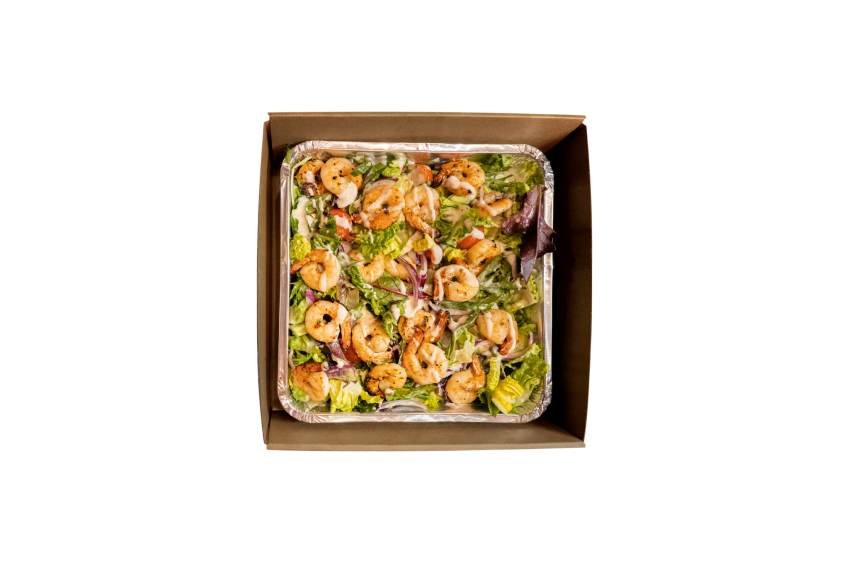 Grilled Prawn Caeser Salad