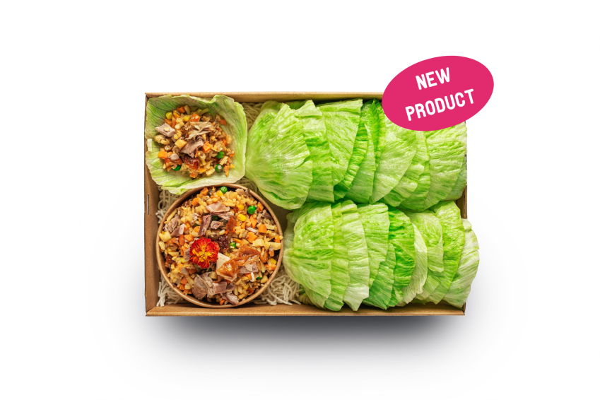 Roast Chicken San Choy Bau (Peking Style)