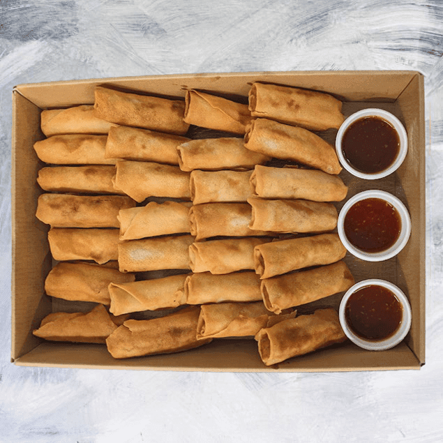 6 Mini Spring Rolls Mini Spring Roll Platter