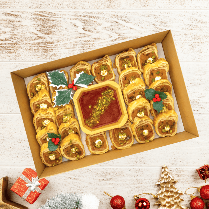 Christmas Sausage Roll Platter