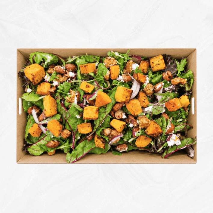 Salad - Spiced Pumpkin, Nuts and Feta 