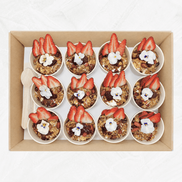 Yogurt Granola Cup Platter 