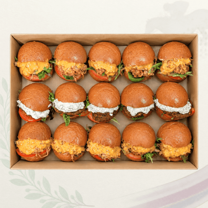Race Day BBQ Slider Platter 