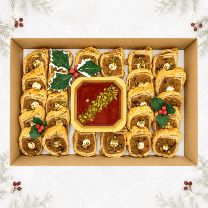 Christmas Sausage Roll Platter