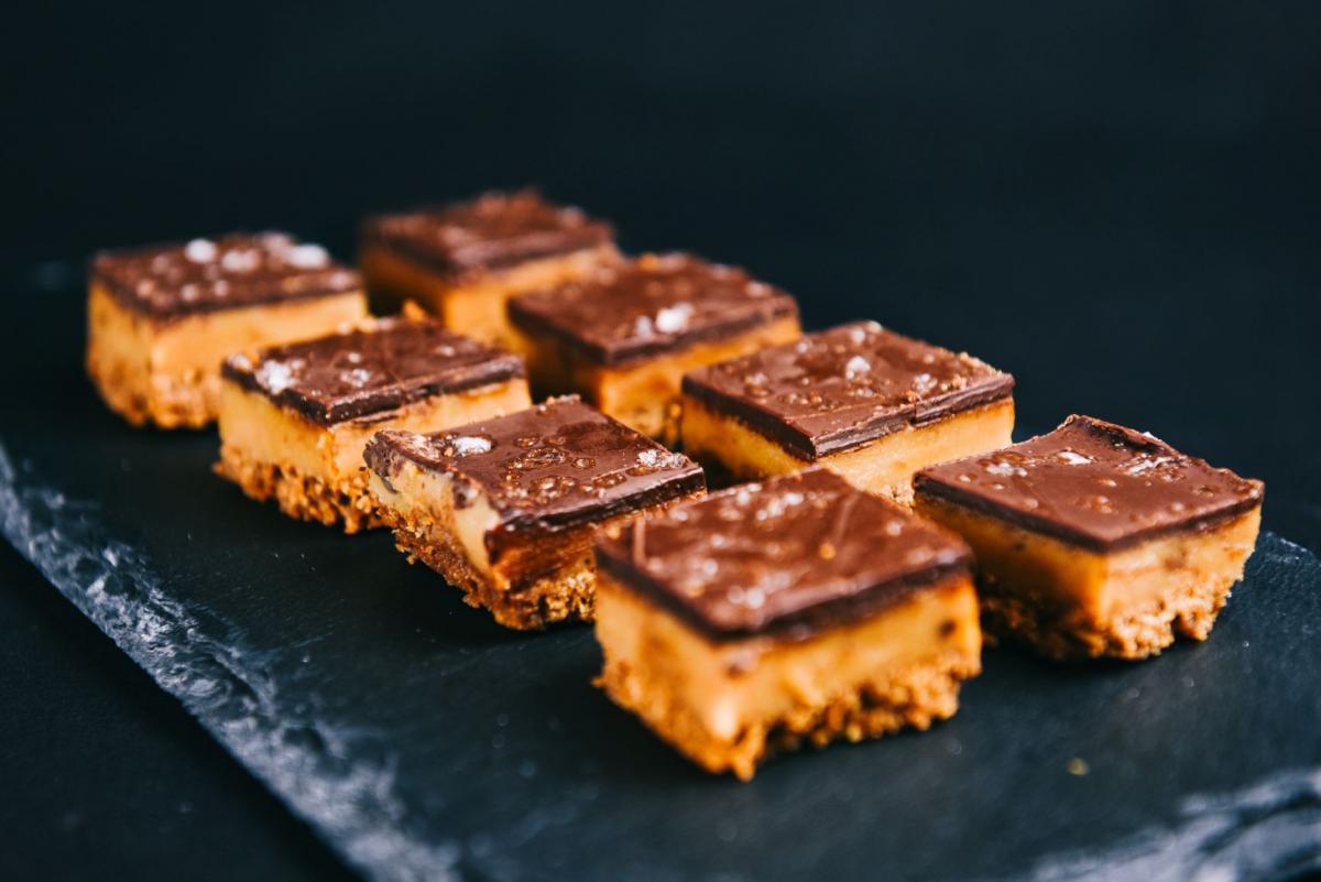 Caramel Slice Catering Sydney CBD, Order Online Fossix