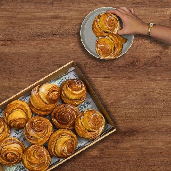 Mini Cinnamon Buns, platter