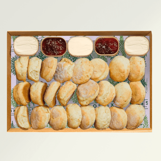 Earl Grey Scones, platter