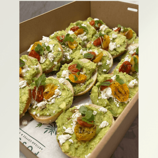 Mini Open Bagels, platter 