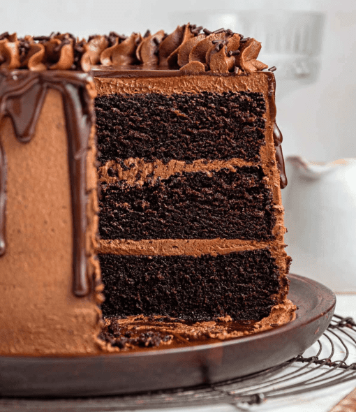 Chocolate Cake with Chocolate Buttercream